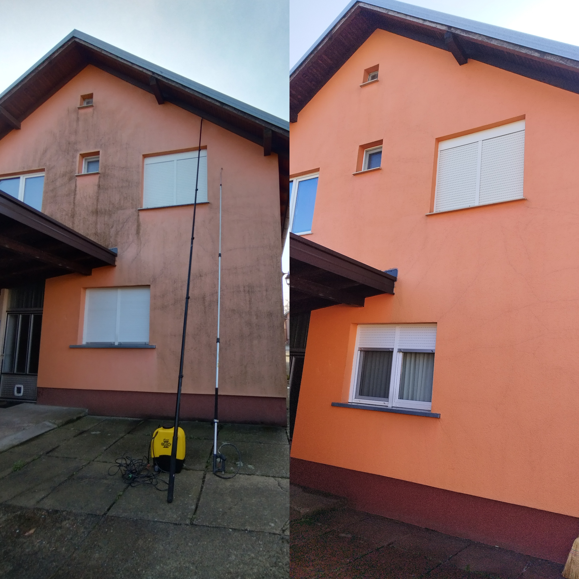 Pranje fasada na obiteljskoj kući u Županji