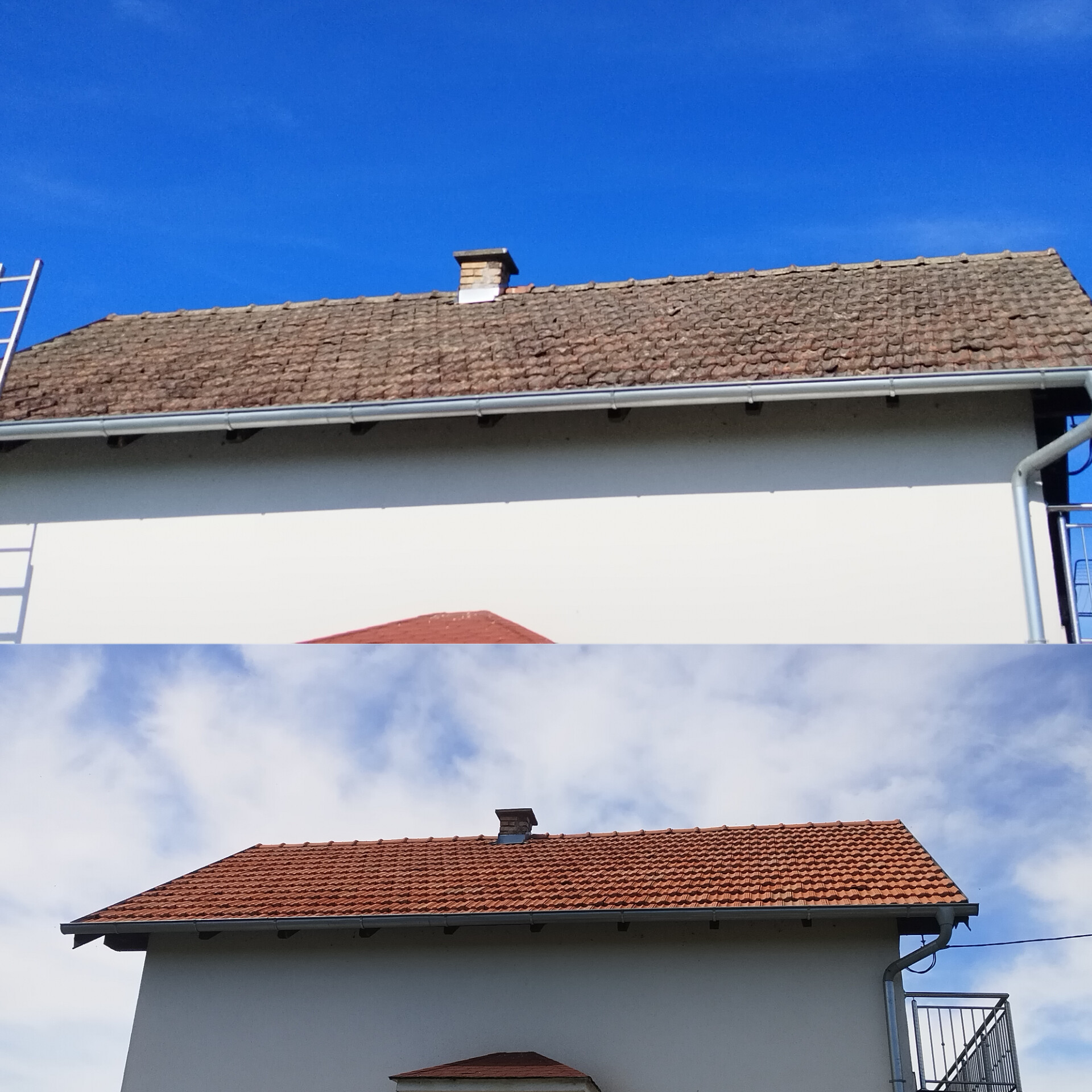 Čišćenje krova na obiteljskoj kući u Dalju